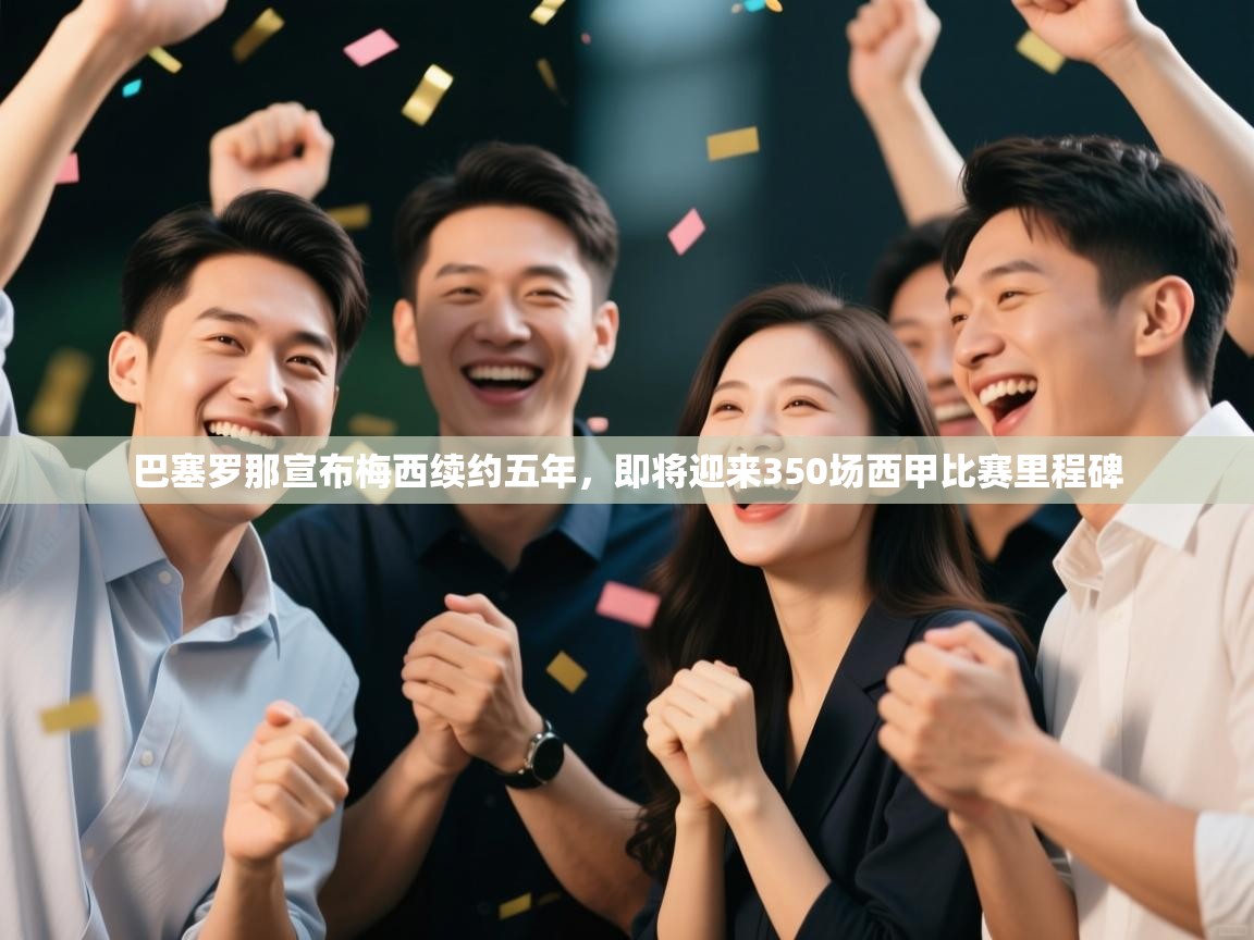 爱游戏体育赛事-巴塞罗那宣布梅西续约五年，即将迎来350场西甲比赛里程碑